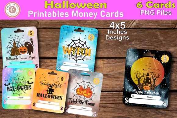 Download Halloween Money Card Design 6 Unique Wed - Premium Resources